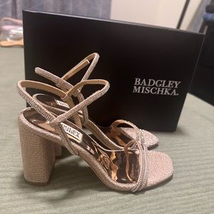 Badgley Mischka Firey block heels